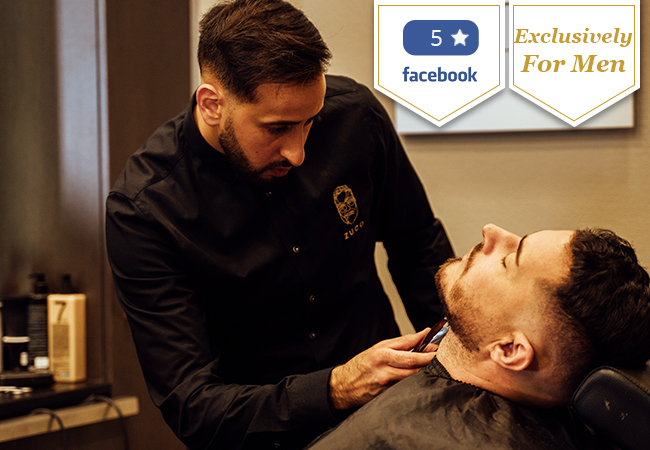 5 Stars on Facebook

Men's Old-School Haircut + Shave at ZUCO (Plainpalais)

With 5 stars on Facebook and 4.9 stars on Google, ZUCO is one of Geneva's top men-only hair salons. 1 voucher = haircut + shave (or use if for 2 haircuts, or 2 shaves)
 Photo