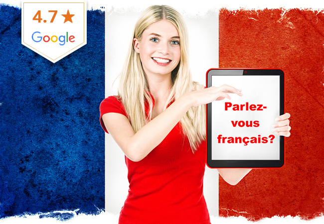 4.9 Stars on Google
5 x Private French Lessons (Online or Face-to-Face in Geneva / Nyon) with Learn French Geneva


	Lessons happen when you want Mon-Sat 8h-20h
	1h each lesson, for any level
	Incl access to signature e-platform with 3000 exercises


 
 Photo