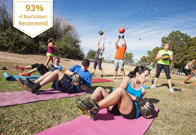 Recommended by 93% of BuyClubbers

5 or 10 Outdoor Bootcamp Fitness Classes at Parc Perle du Lac with YES Bootcamp​

17 class times each week to choose from, Mon-Sat morning / lunch / afterwork. Also available: option for nutritionist consultations
 Photo