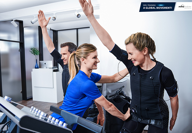 "20 minutes EMS = 90 minutes gym" - The Guardian

EMS (Electric Muscle Stimulation) Personal Trainings at Chronosculpt Eaux-Vives: Rated 5 Stars on Google​
Choose 1 or 3 sessions, and get the benefits of a 90 minutes workout in 20 minutes flat
 Photo