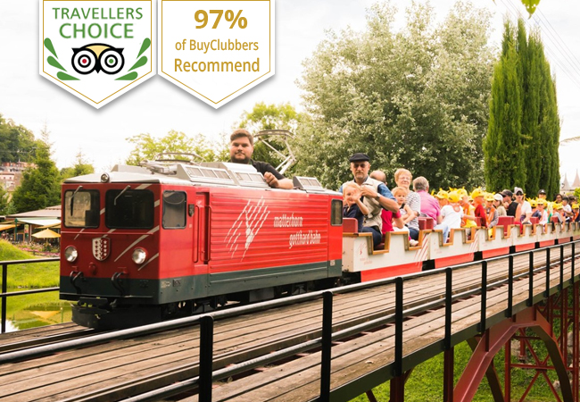 Recommended by 97% of BuyClubbers Kids!

Swiss Vapeur Parc: Europe's Largest Miniature Trains Park for Kids & Adults (1h20 from Geneva, 40 Min from Lausanne)1 voucher = 1 entry, valid 7/7 all summer
 Photo