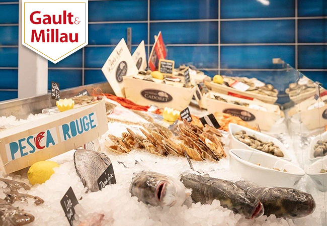 &ldquo;Fishmonger with the best of the lake & sea&rdquo; - Gault&Millau

Wild-Caught Seafood, Lobster, Oysters & Fish at Pesca Rouge Fish Market (Carouge):
CHF 100 Credit90% of the fish & seafood are wild-caught in the ocean or Lake Leman, delivered fresh to store the next day & never frozen
 Photo