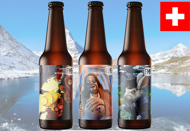 Made in Vaud
​24 x Artisanal Mixed Beers from FMR Microbrewery (Vaud) Delivered Pre-Xmas

24 bottles include: 8 x White beers, 8 x Pilsner Ale, 8 x IPA
 Photo