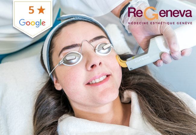 “Like a real-life Instagram filter for your skin" - VOGUE

1 or 3 Laser-Genesis Facials at ReGeneva (near Airport): Rated 5 Stars on GooglePainless laser facial with some of the best scientific & media reviews we've seen. Stimulates the body's natural collagen production to help reduce wrinkles & more
 Photo