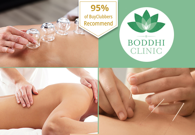Recommended by 95% of Buyclubbers

Holistic Treatments at Boddhi Clinic (Chambésy): Therapeutic Massage / Cupping / Acupuncture / TuinaBoddhi Clinic's team was trained in one of China's largest hospitals & in London's School of Massage
 Photo