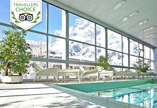 Tripadvisor Travellers’ Choice
Leukerbad (Valais):
Les Sources des Alpes 5* Boutique Hotel & Spa. Valid 7/7 Until Dec 2022Leukerbad is world-famous for its thermal springs. The boutique 5* Sources des Alpes has a 900m² Spa & its own thermal pools. 1 voucher = 1 or 2 nights for 2 people with breakfast & unlimited thermal pools access

 
 Photo