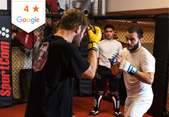 4 Stars on Google
Martial Arts Academy (MAA) Pâquis: 1 or 3 Months Membership
Unlimited access to 50+ classes per week in:
+ Brazilian Jiu-Jitsu
​​​+ Self-defense
+ Box Thai
+ MMA
​​​+ Taekwondo, Kids' Judo & more
 Photo
