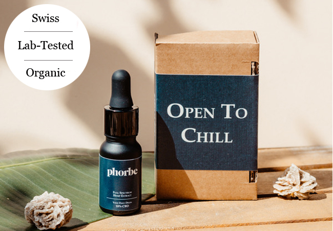 Purity-tested by Swiss Lab
Organic Swiss CBD Oil 18% from Phorbe Switzerland. 1 Voucher = 10ml Bottle of 18%. Free DeliveryCBD Oil is most often used to improve sleep & reduce anxiety. This full spectrum CBD oil is bio, 100% Swiss, and lab-tested pure
 Photo