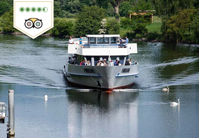 4.5 Stars on Tripadvisor
​Best of Switzerland: Boat Cruises on Les 3 Lacs incl Lake Neuchâtel, Morat & Bienne. 1 Voucher = Unlimited 1-Day PassValid all summer until end September
 Photo