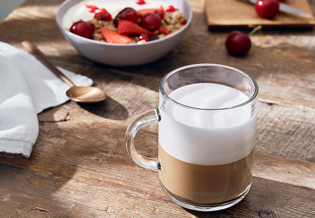 Nespresso​ Vertuo Next Premium Rose-Gold Coffee Machine with:
+ CHF 50 Capsule Credit
+ Mug Set Gran Lungo + Delivery & GuaranteeNespresso's newest machine brews any coffee size - incl espressos, big mugs & even carafes - and has the largest capsule selection
 Photo