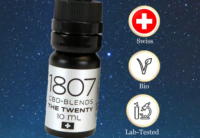 Purity-tested by Swiss Lab
​Bio Swiss CBD Oil from Vaud's 1807 Blends with Free Delivery. Choose 20% or 40% FormulaCBD oil is often used to improve sleep & reduce anxiety. This premium quality CBD oil is ISO-certified, Bio-certified, vegan, kosher & halal
 Photo