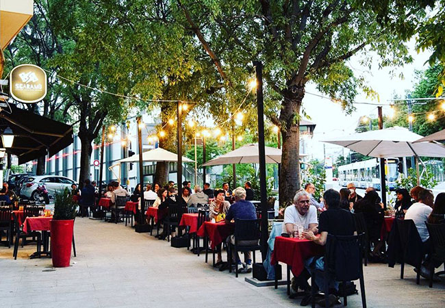 5 Stars on Facebook
​Italian at Scaramu (Eaux-Vives): 1 Voucher = CHF 100 Credit Valid Tue-Sun Dinner & Lunch

South-Italy specials incl gourmet pizzas, seafood, meat & homemade pasta
 Photo