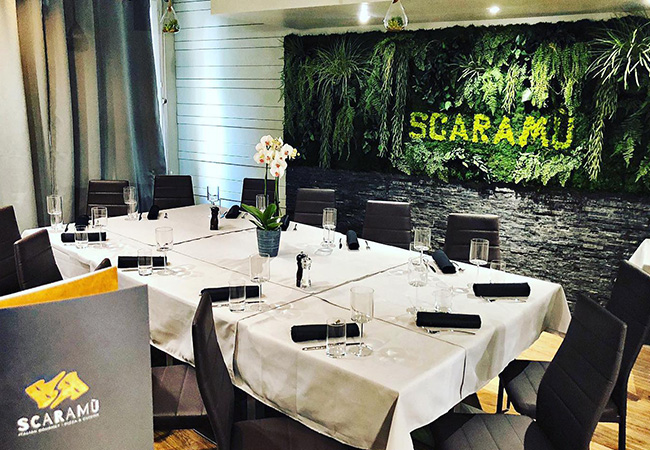 5 Stars on Facebook
​Italian at Scaramu (Eaux-Vives): 1 Voucher = CHF 100 Credit Valid Tue-Sun Dinner & Lunch

South-Italy specials incl gourmet pizzas, seafood, meat & homemade pasta
 Photo