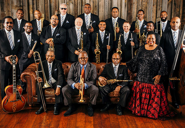 18 Grammy Awards
Count Basie Orchestra Plays Jazz, Swing, Blues & More: Dec 5 @ Victoria Hall

18 musicians on stage in what USA Today called "The epitome of cool"
 Photo