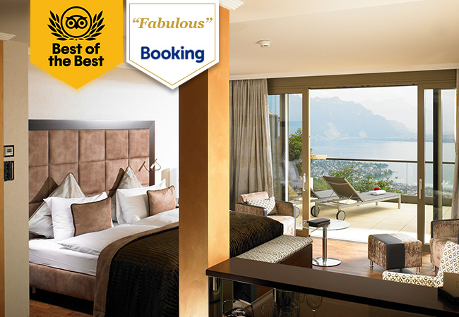More Vouchers Added
Dream Stay at the 5* Le Mirador Resort & Spa (Near Vevey): 1 Night for 2 in Lake-View Junior Suite Prestige with Terrace

Includes breakfast, Spa access, free mini-bar, flexible re-booking, free parking & more
 Photo