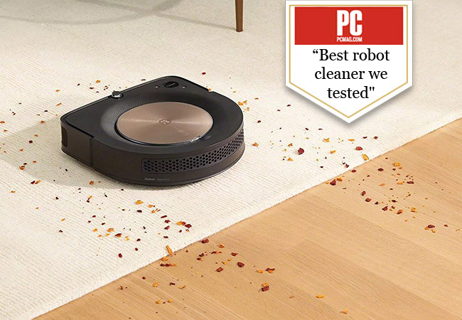 "Best Robot Cleaner we tested" - PC MagRoomba® s9+ Advanced Robot Vacuum Cleaner with Auto Emptying

Roomba's top-end cleaner has room mapping, dirt detection, automatic bin emptying, WiFi connection & more for truly autonomous cleaning
 Photo