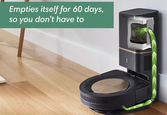 "Best Robot Cleaner we tested" - PC MagRoomba® s9+ Advanced Robot Vacuum Cleaner with Auto Emptying

Roomba's top-end cleaner has room mapping, dirt detection, automatic bin emptying, WiFi connection & more for truly autonomous cleaning
 Photo
