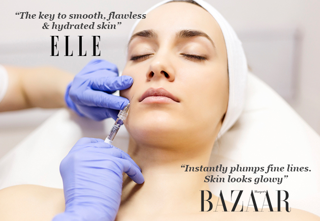 "The holy grail to wrinkle-free skin" - Healthline

Hyaluronic Acid Filler Injection by Dr Meral Saglam (Champel)

You'll look younger by this Xmas
 Photo