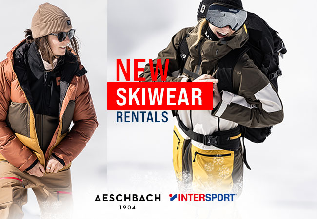 ​Rentals of Ski Equipment / Clothes at Aeschbach (Balexert & Plainpalais): CHF 100 Credit

Huge selection of skis, boards, ski pants & jackets, boots, helmets & more for any age / level / duration
 Photo