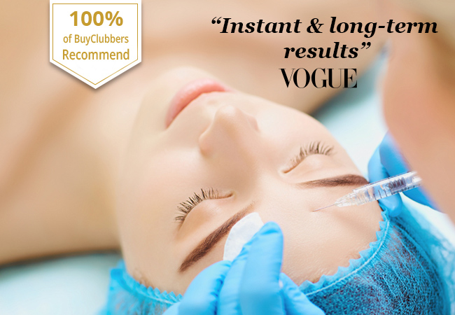 "Instant & long-term results" - VOGUEMesolift Facial by Dr Meral Saglam: Recommended by 100% of Buyclubbers

Painless micro-injections deliver a deep-moisturising cocktail of hyaluronic
 acid, vitamins & minerals into the face & neck
 Photo
