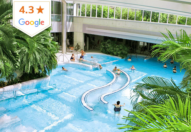 More Vouchers Added
2 Entries to Bains de Cressy Therapeutic Baths & Wellness Center (20 Minutes from Geneva). Valid 7/7 All SummerWellness comples with heated pools, hammam, jacuzzi & more, just around the corner from Geneva
 Photo