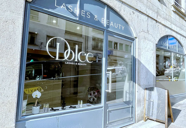 4.8 Stars on Google

Dolce Lashes & Beauty
(near Manor)


	Eyebrow Lift: CHF 80 49
	Eyelash Semi-Permanent Mascara: CHF 95 59
	Eyebrow Microblading: CHF 400 239

 Photo