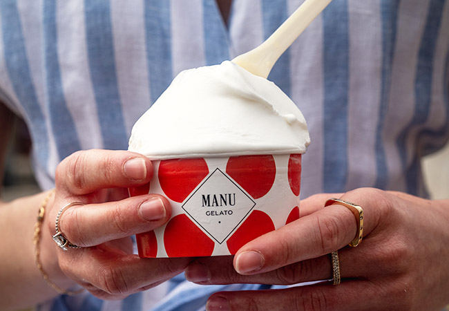 Recommended by 96% of BuyclubbersIce-Cream at Manu Gelato (Geneva & Nyon), Valid 7/7 All Summer

1 voucher = either 2 Cones, or 1 Liter plus 1 Cone
 Photo
