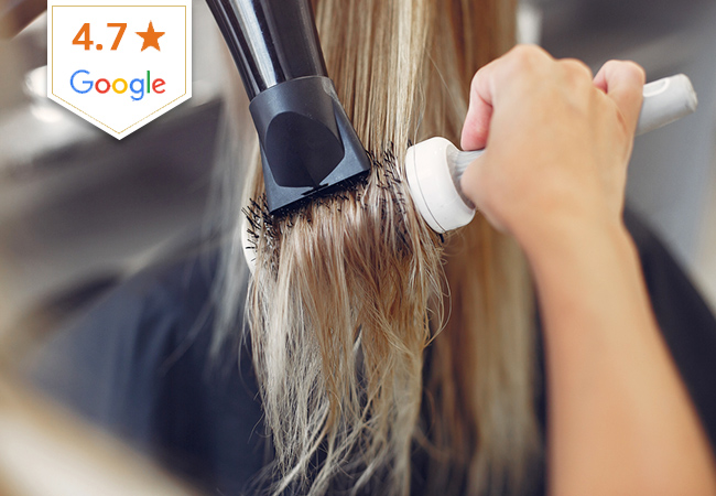 4.7 Stars on Google

Pause Urbaine Hair Salon
(Bel-Air): 


	Keratin Straightening: 250 169
	Botox Hair Conditioning: 100 59


Add CHF 55 on location for haircut
 Photo