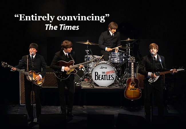 More Vouchers Added
The Bootleg Beatles Tribute Band: Jun 12 @ Théâtre du Léman, 20h30

The Fab Four’s timeless hits performed by one of the world's best Beatles tribute band
 Photo