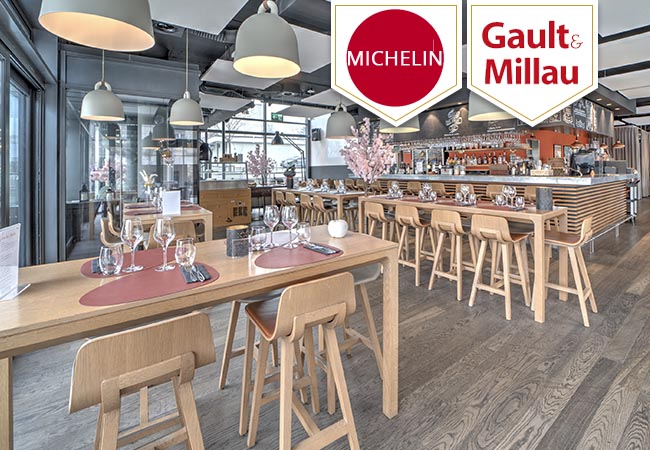 “Modern & tasty” - Michelin

Boléro Bistro (Versoix) by Michelin-Starred Chef Serge Labrosse: 10-Dish Tapas Dinner for 2

Creative tapas dinner with meat, fish, veggie & sweet dishes in this highly rated restaurant with a great terrase
 Photo