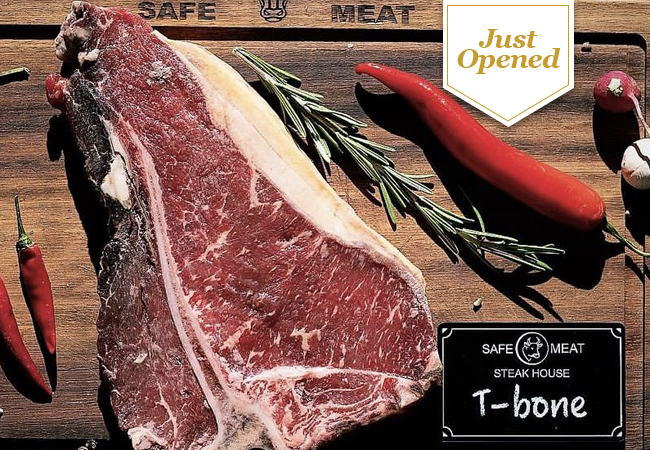 Just Opened
Safe Meat Steakhouse (P&acirc;quis): CHF 140 Credit
Valid Dinner & Lunch

Already rated 4.9 stars on Google, and serving classics & specials like bone-aged beef, Wagyu, mezzes & more by chef Seyfi Yildirim
 Photo