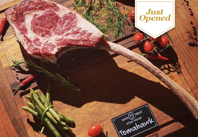 Just Opened
Safe Meat Steakhouse (P&acirc;quis): CHF 140 Credit
Valid Dinner & Lunch

Already rated 4.9 stars on Google, and serving classics & specials like bone-aged beef, Wagyu, mezzes & more by chef Seyfi Yildirim
 Photo