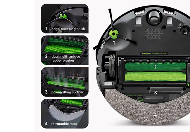 &ldquo;The vacuum+mop dream Roomba&rdquo; - Techradar

Roomba Combo&reg; j7 or j7+ Vacuum & Mop Robot. Free Delivery

Roomba's newest 2-in-1 robot simultaneously vacuums & mops for a completely hands-free cleaning experience, while identified carpets / stairs / obstacles along the way
 Photo