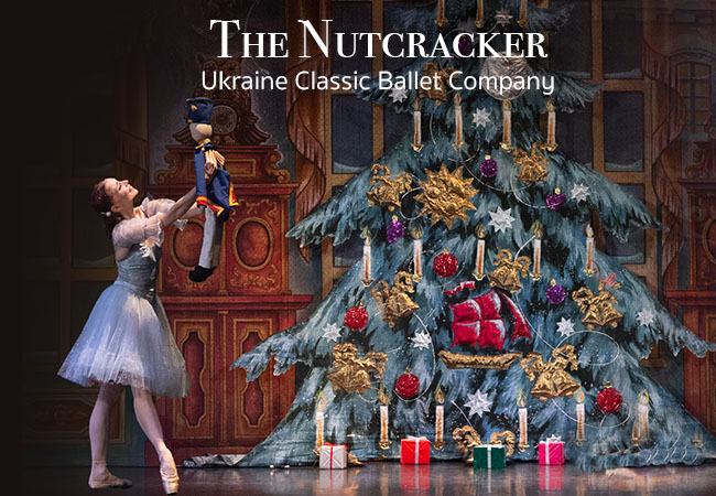 The Xmas Classic for All Ages
The Nutcracker Ballet: Dec 9 20h @ BFM. Starring Kateryna Floria (Prima Ballerina of Luxembourg Ballet) & Ukraine Classic Ballet Company

The ultimate Xmas classic with an international cast and 50 dancers on stage
 Photo