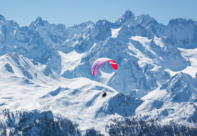 ​Recommended by 100% of BuyClubbers
​Tandem Paragliding Over Snowy Verbier with Verbier Summits with Video & Pics of Your Flight

Breathtaking views with Verbier's #1 rated paragliding school, valid 7/7 for all ages
 Photo