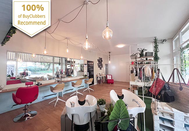 Recommended by 100% of Buyclubbers

Concept S Hair Salon (Charmilles):


	Cut: 100 59
	Cut & Color: 225 129
	Cut & Balayage: 350 199


Concept S is loved by BuyClubbers and is rated 5 stars on Google and Facebook
 Photo