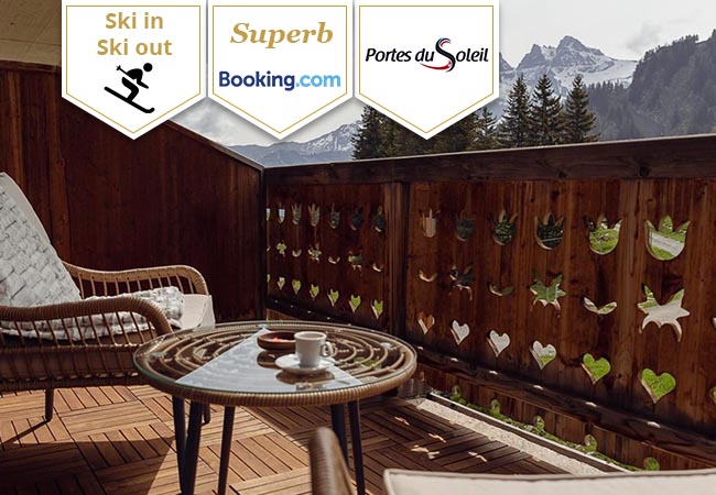 Ski-In / Ski Out of Your RoomPortes du Soleil: Hotel L'Etable (Les Crosets, Valais)

Ski right from your room into 650km of slopes. Boutique 3*Superior hotel rated "Superb" on Booking.com
 Photo