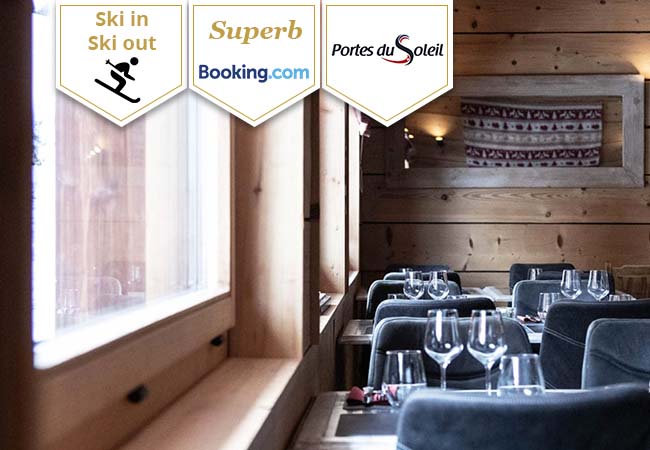 Ski-In / Ski Out of Your RoomPortes du Soleil: Hotel L'Etable (Les Crosets, Valais)

Ski right from your room into 650km of slopes. Boutique 3*Superior hotel rated "Superb" on Booking.com
 Photo