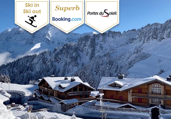 Ski-In / Ski Out of Your RoomPortes du Soleil: Hotel L'Etable (Les Crosets, Valais)

Ski right from your room into 650km of slopes. Boutique 3*Superior hotel rated "Superb" on Booking.com
 Photo