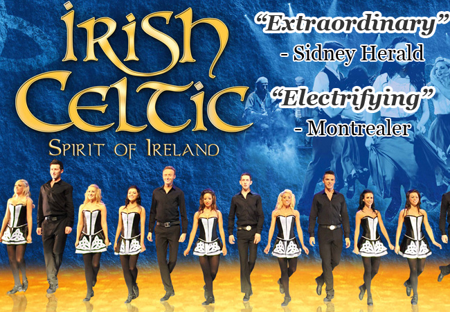"Terrific & energetic" - Sydney Herald

Irish Celtic Dance & Music Show: Apr 4, 20h @ Theatre du Leman

The spirit of Ireland comes alive through dance, song, storytelling, live band & more in this electrifying show
 Photo