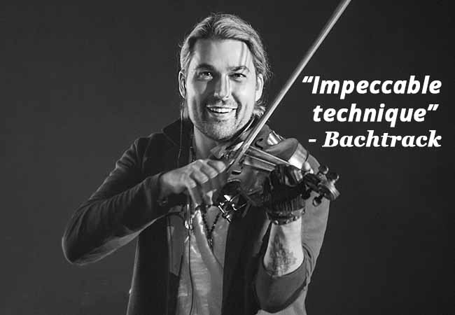 “The Beckham of violin" - CBC
Violinist David Garrett Performs Vivaldi, Schubert, Mozart & more: Apr 14 @ Victoria Hall

Forget old boring music: award-winning Garrett brings the classics alive in a contemporary way and was streamed 5 billion (!) times
 Photo