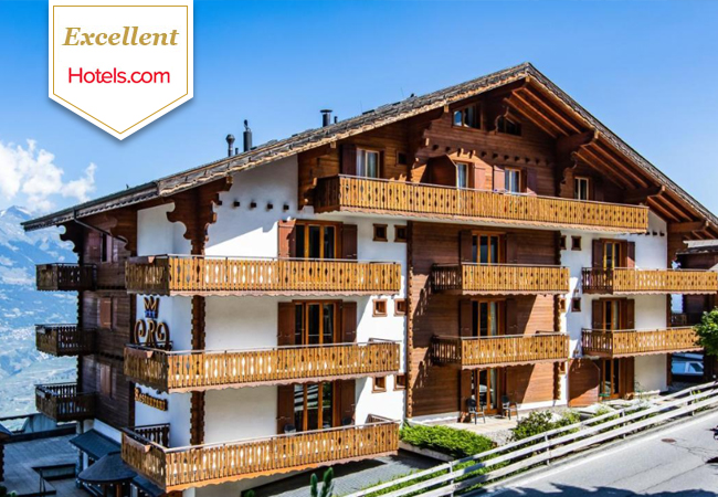 "Excellent" on Hotels.com

Hotel Chalet Royal (Veysonnaz @ Les 4 Vallées): 1 Night with Dinner, Valid til Nov 2024

Charming 3* hotel in one of Switzerland's most beautiful regions
 Photo