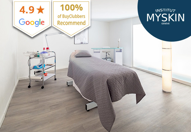 "Magical treatment" - ELLE
Hydrafacial MD® Luxe at MySkin (Cornavin): Recommended by 100% of Buyclubbers

Hydrafacial technology works like a vacuum to open pores and suck out impurities, and then insert a skin-nourishing serum into the dermis
 Photo