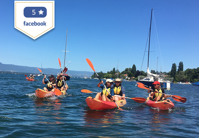 Kayaking in Lake Geneva or Rhône with Rafting-Loisirs (1 voucher = access for 1 ...