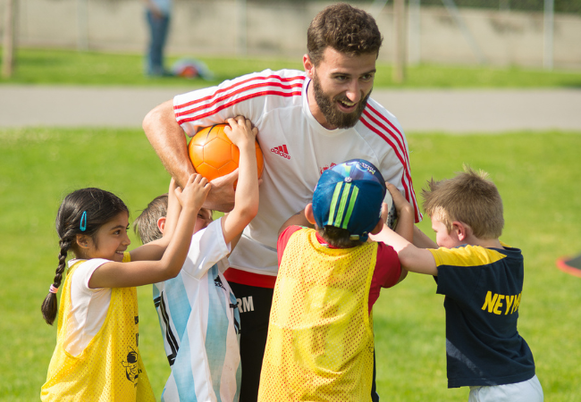 Ages 3-12
InterSoccer: Autumn Courses (After School or Weekend) for Boys & Girls of All Levels. Each Course is 1 Class per Week from Aug to Dec
In Geneva, Versoix, Nyon, Vaud, Zurich & Zug
 Photo