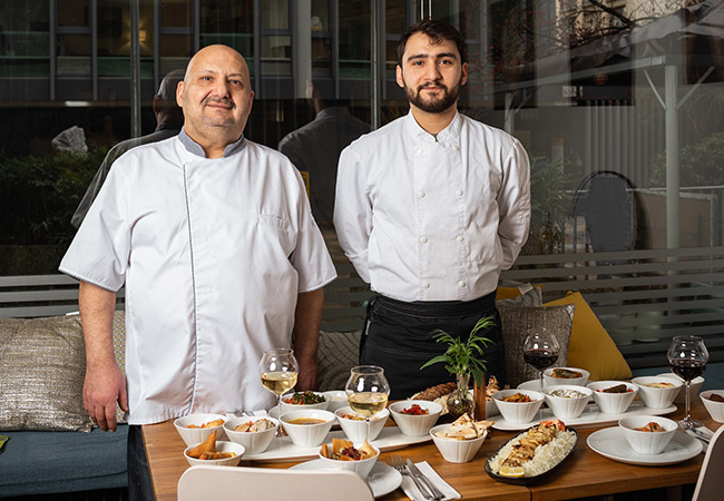 4.5* on Google12-Dish Lebanese Feast for 2 at Fayrouz Garden (Eaux-Vives)

By Lebanese chef Chef Akram Ayach: former private chef to the Princess of Bahrain. Recommended by 94% of BuyClubbers
 Photo