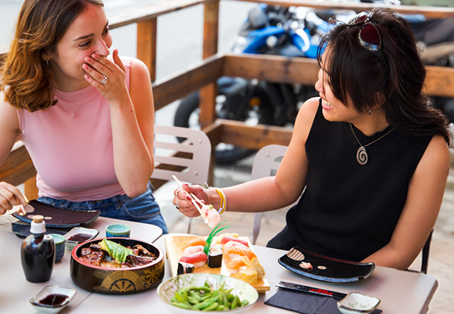 4.4* on Google
Japanese Cuisine at Shogun (Eaux-Vives): CHF 100 CreditClassic Japanese dishes incl sushi, yakitori, hot pot & more. Credit valid on food & drinks, dinner & lunch
 Photo