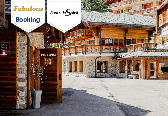 "Fabulous" - Booking.com
Hotel L'Etable (Les Crosets @ Portes du Soleil): Overnight Stay for 2Boutique 3*Superior hotel with excellent access to Portes du Soleil's best summer activities
 Photo