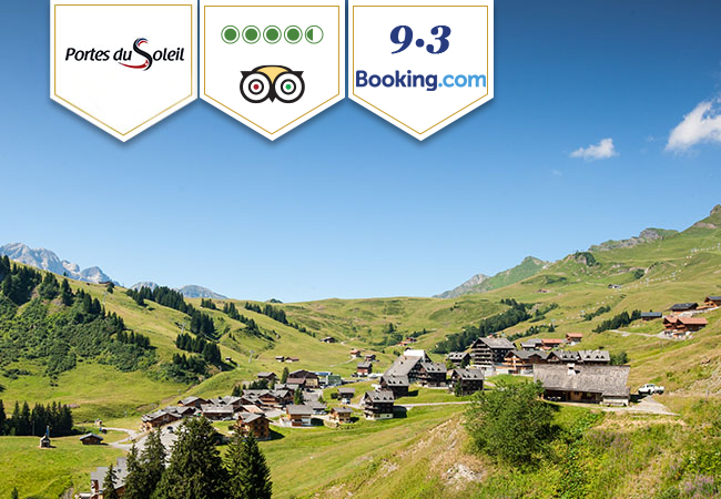 "Fabulous" - Booking.com
Hotel L'Etable (Les Crosets @ Portes du Soleil): Overnight Stay for 2Boutique 3*Superior hotel with excellent access to Portes du Soleil's best summer activities
 Photo