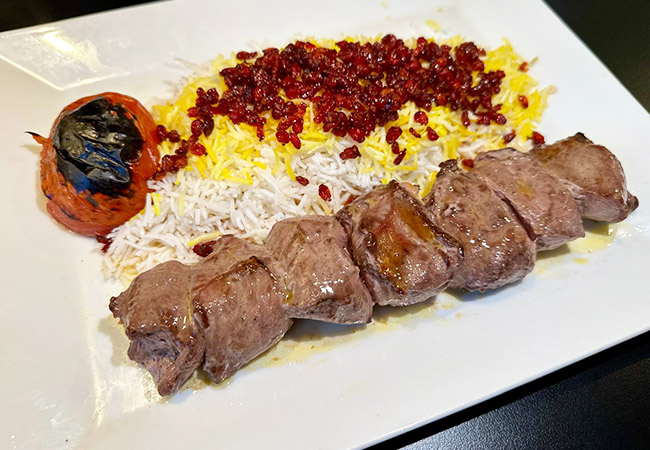 4.9* on Google
Persian Cuisine at Damavand (V&eacute;senaz): CHF 90 Food Credit

Tehran-born chef Maryam cooks her family's traditional dishes like slow-roasted lamb, chicken in lemon-saffron sauce, eggplant in pomegranate sauce & more
 Photo